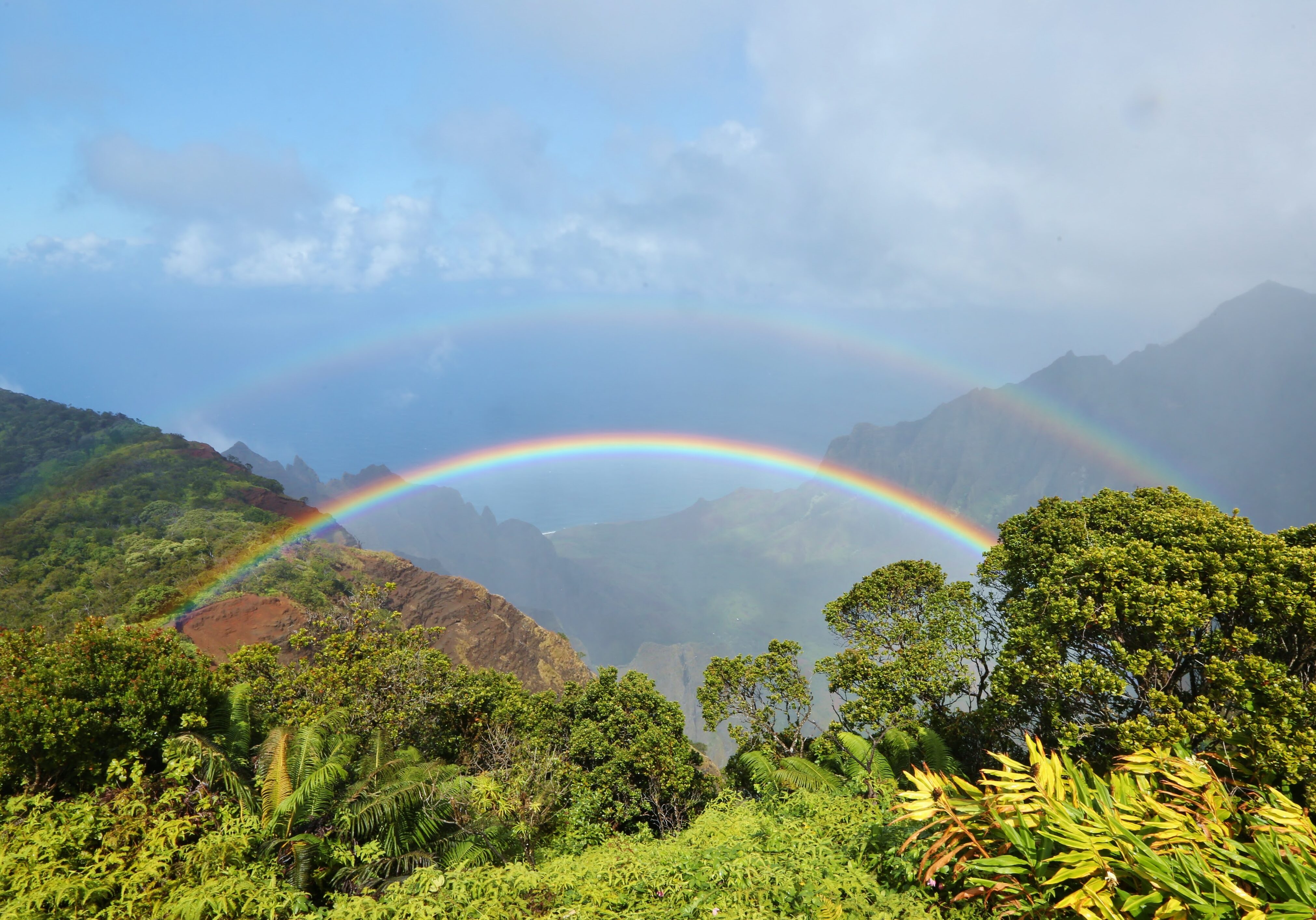 Kalalau Double Rainbow