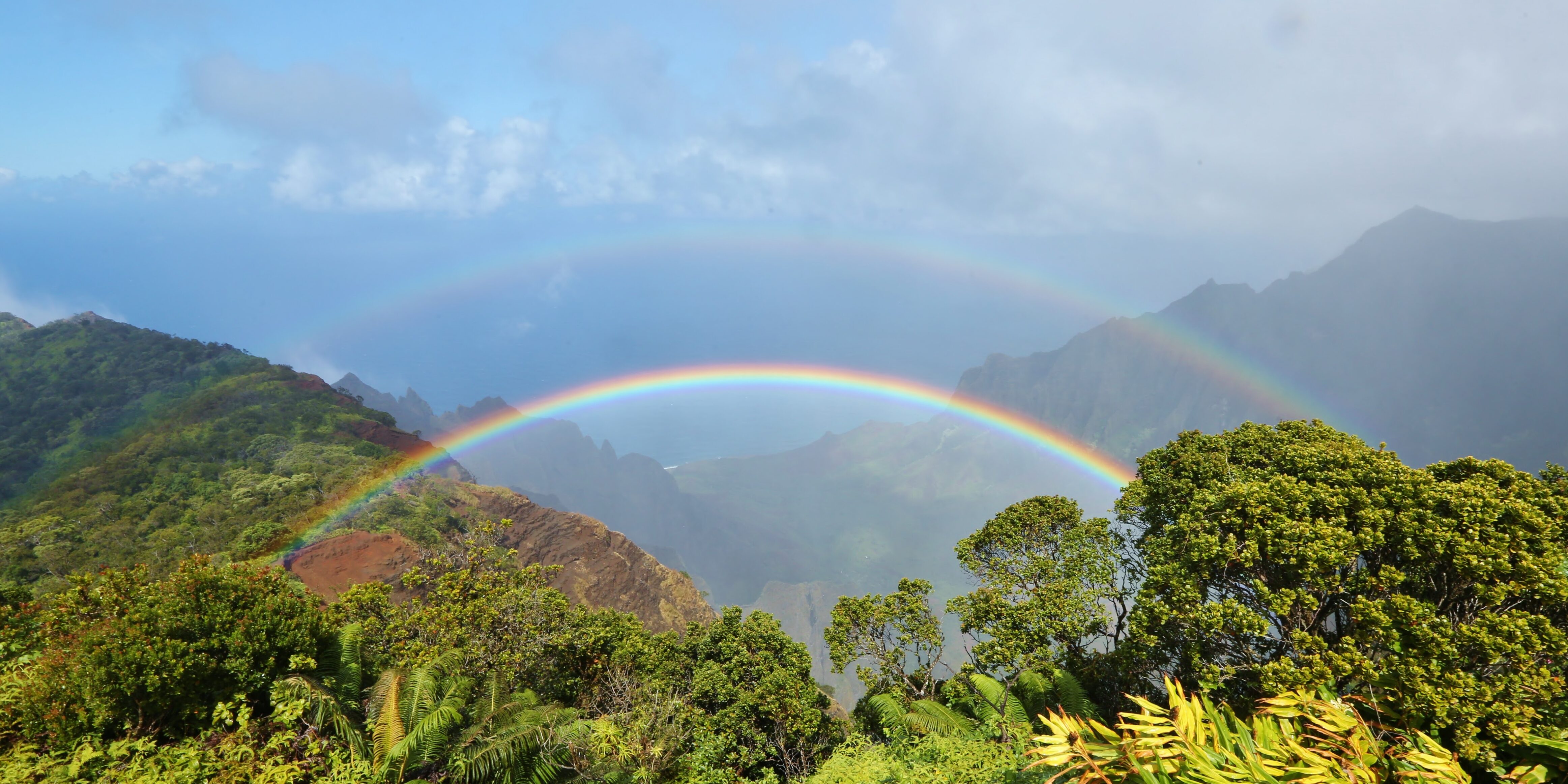 Kalalau Double Rainbow